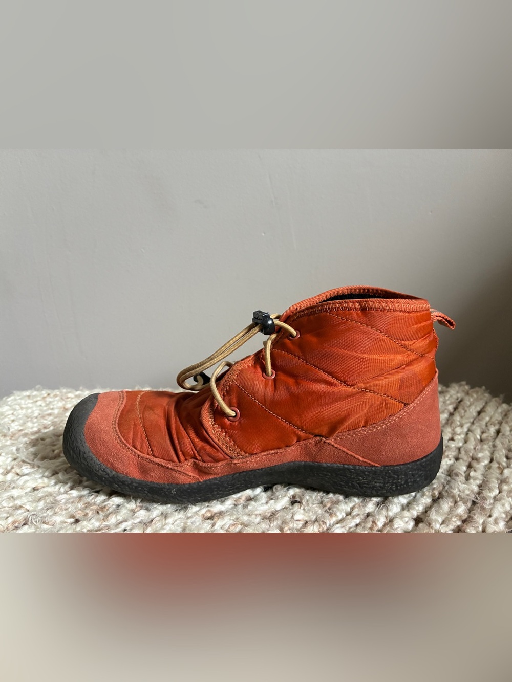 Keen Kids Orange Lace-Up Chukka Boots - Picture 7 of 9